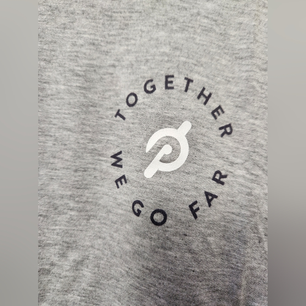 Peloton Gray Long Sleeve Cropped Tee. Size Small. NWOT - Picture 2 of 10